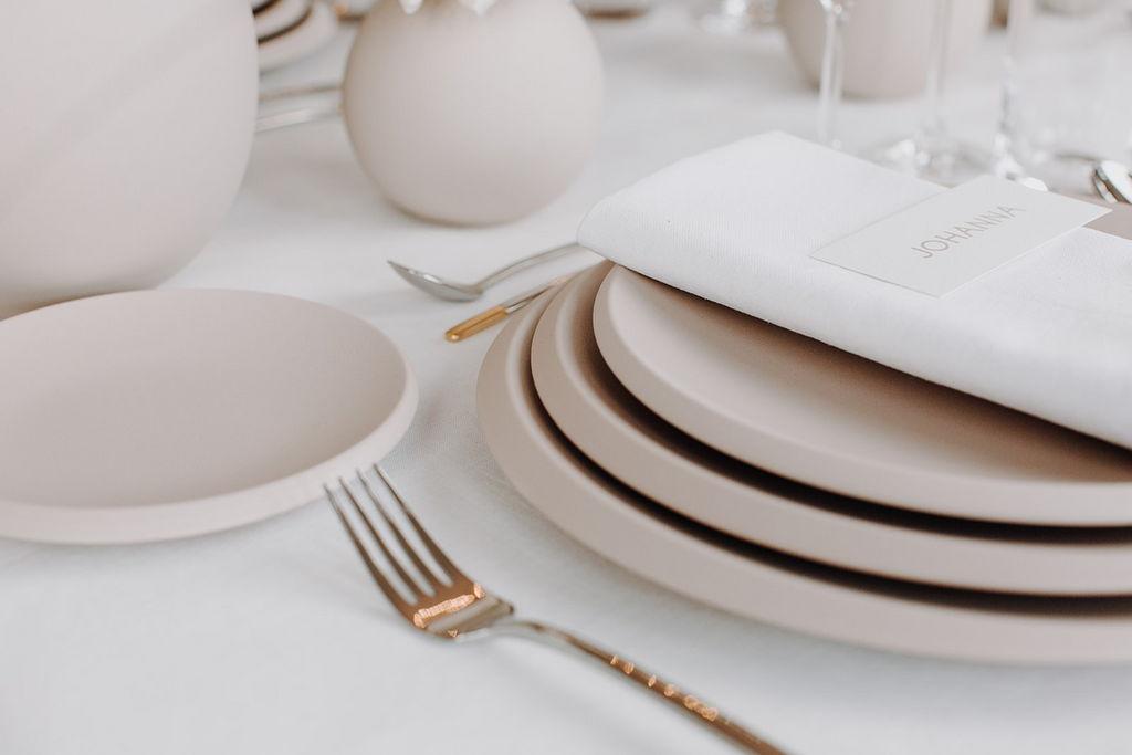 Servírovací talíř NewMoon beige, Ø 29,2 cm