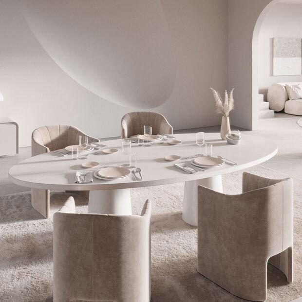 Servírovací talíř NewMoon beige, Ø 29,2 cm