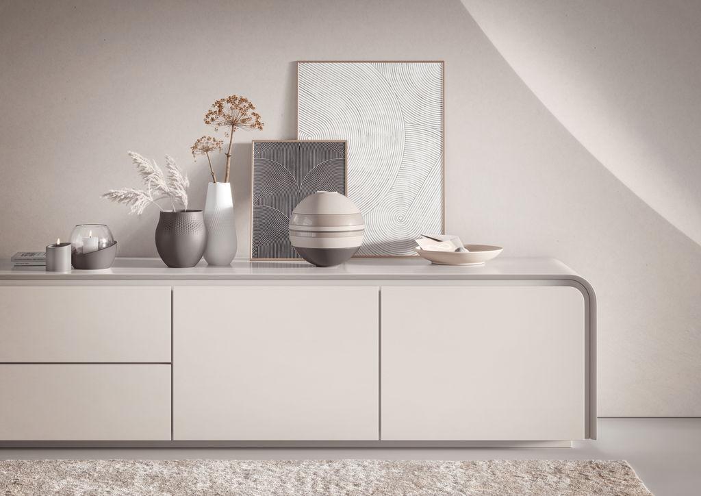 Nízká mísa/hluboký talíř NewMoon beige, Ø 29 cm