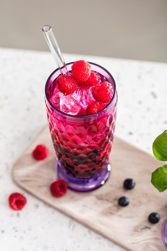 Sklenice na pivo Boston Coloured Lavender, 400 ml