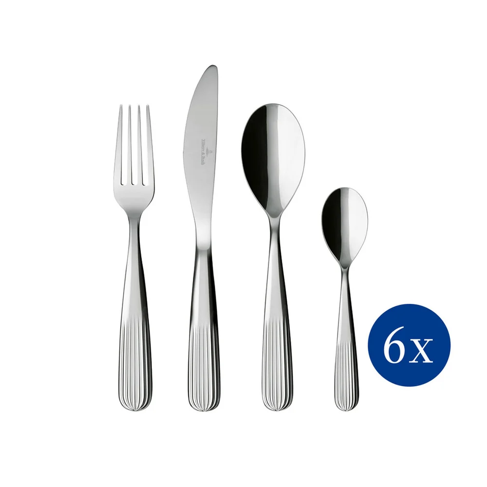 Sada nerezových příborů Rose Garden, 24 ks