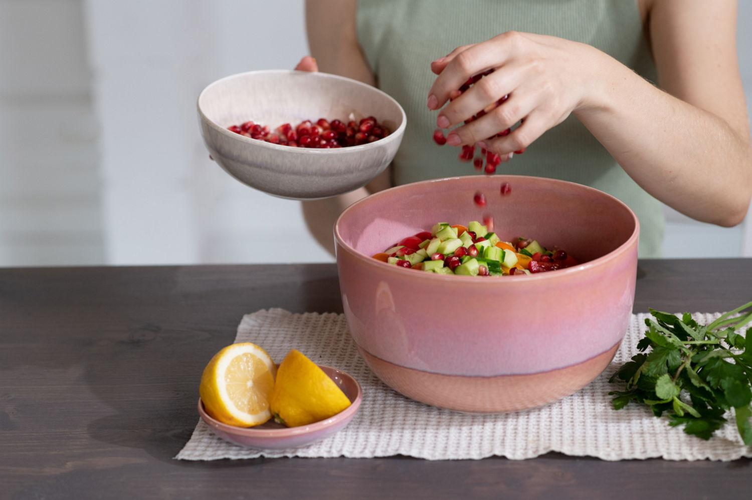 V&B Perlemor Coral Servírovací miska