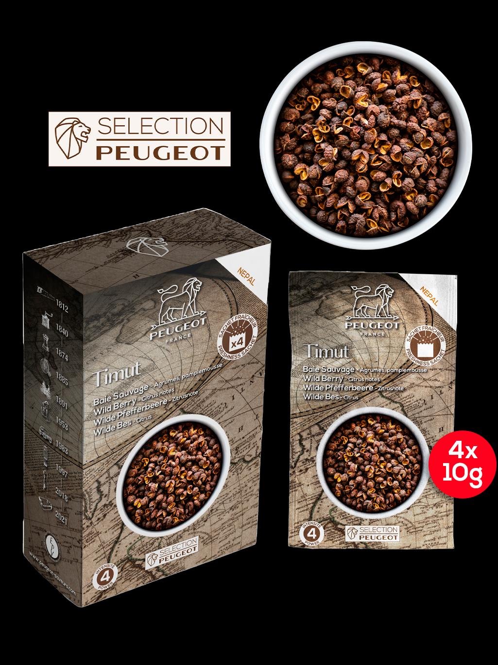 Peugeot Timut pepř divoký 40 g ( 4 x 10 g)