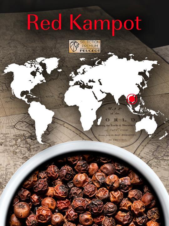 Peugeot Premium Kampot červený pepř 60 g ( 3x20 g)