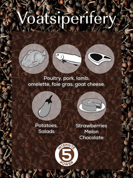 Divoký černý pepř Voatsiperifery Premium, 3 x 20 g