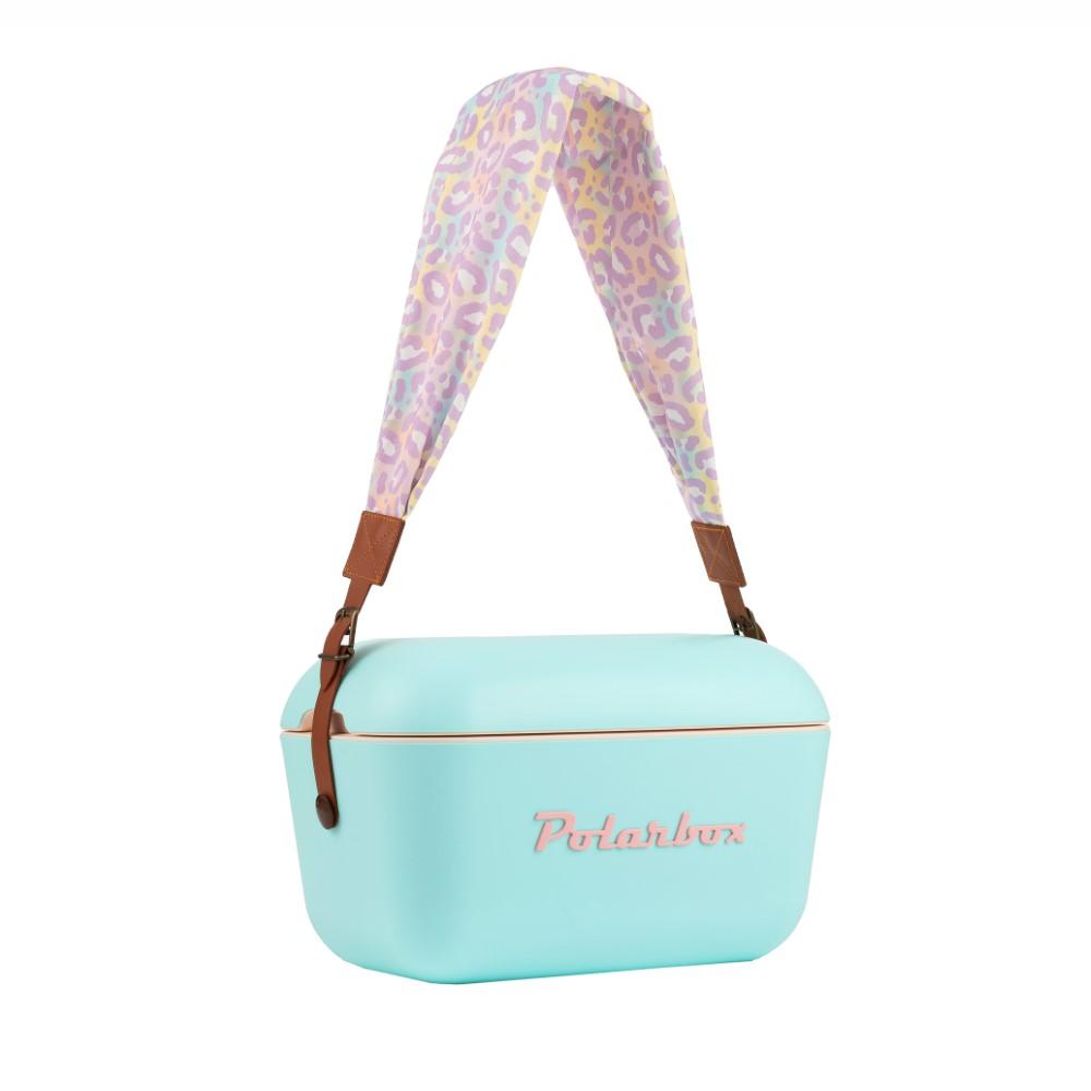 POLARBOX látkový popruh Animal, hnědá přezka