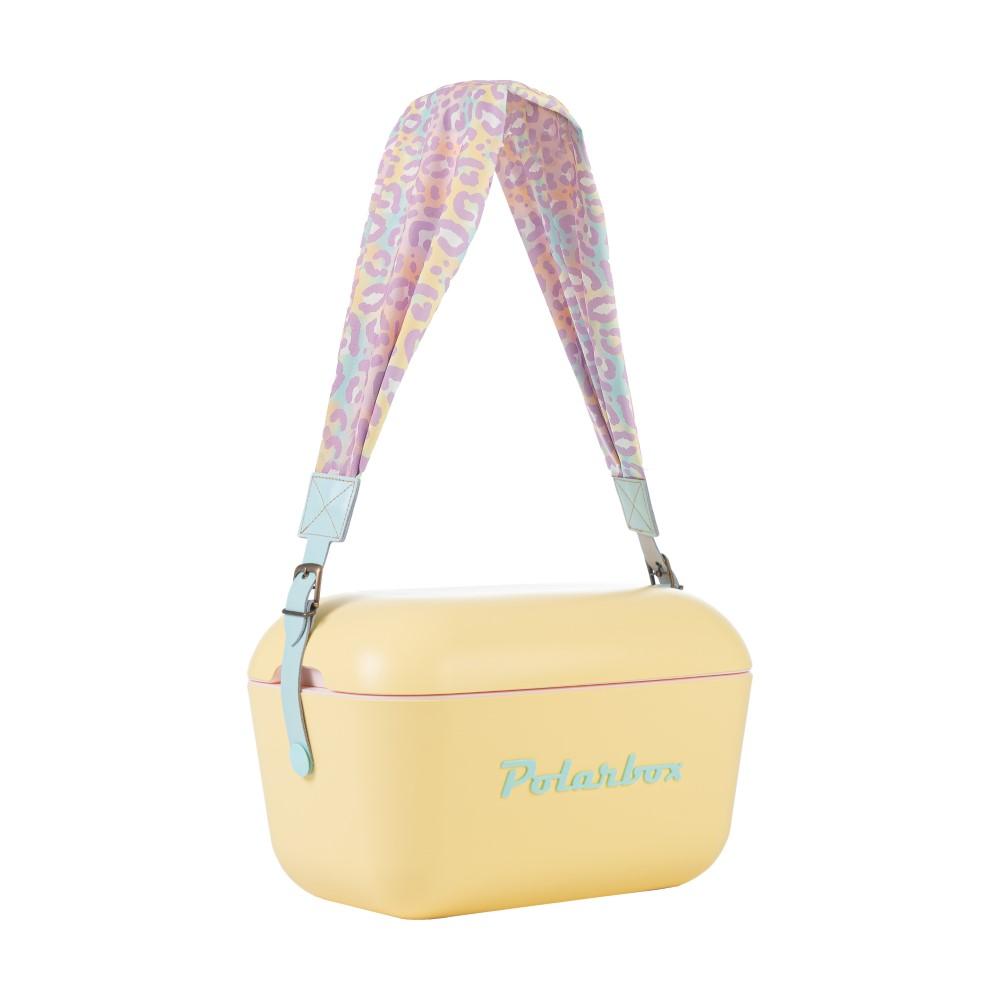 POLARBOX látkový popruh Animal, tyrkysová přezka