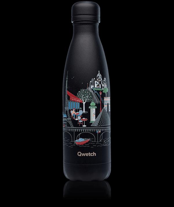 Termolahev Qwetch Paris, 0,5 l, černá