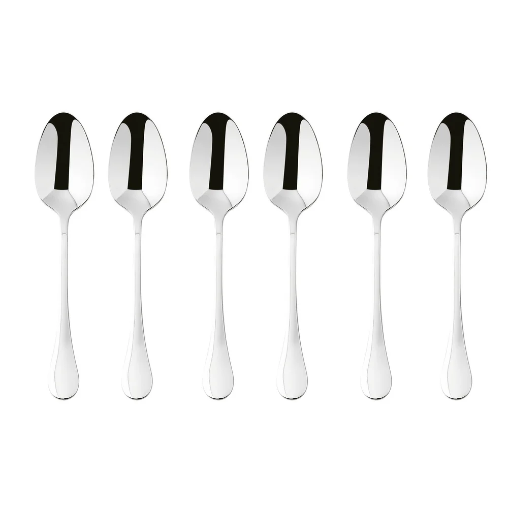 Kávové/moka lžičky Bloom, leštěná nerez, 6 ks