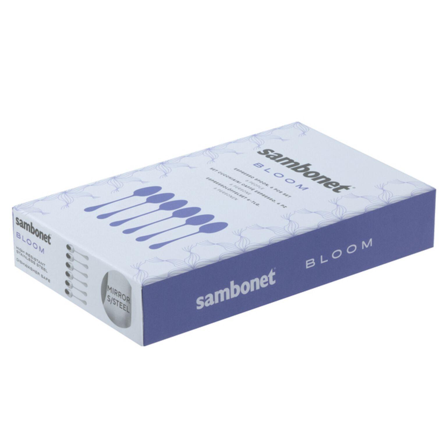 Kávové/moka lžičky Bloom, leštěná nerez, 6 ks