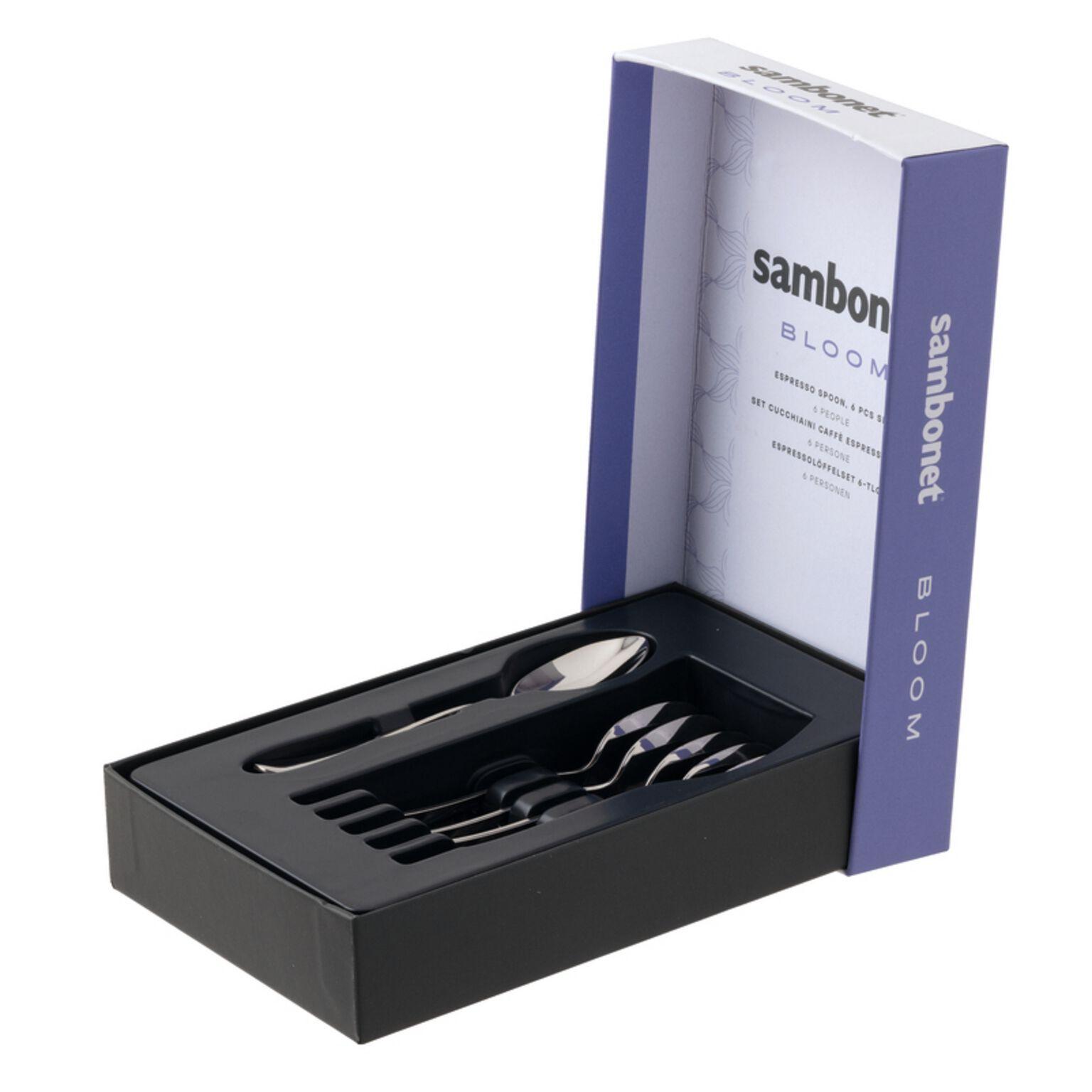 Kávové/moka lžičky Bloom, leštěná nerez, 6 ks