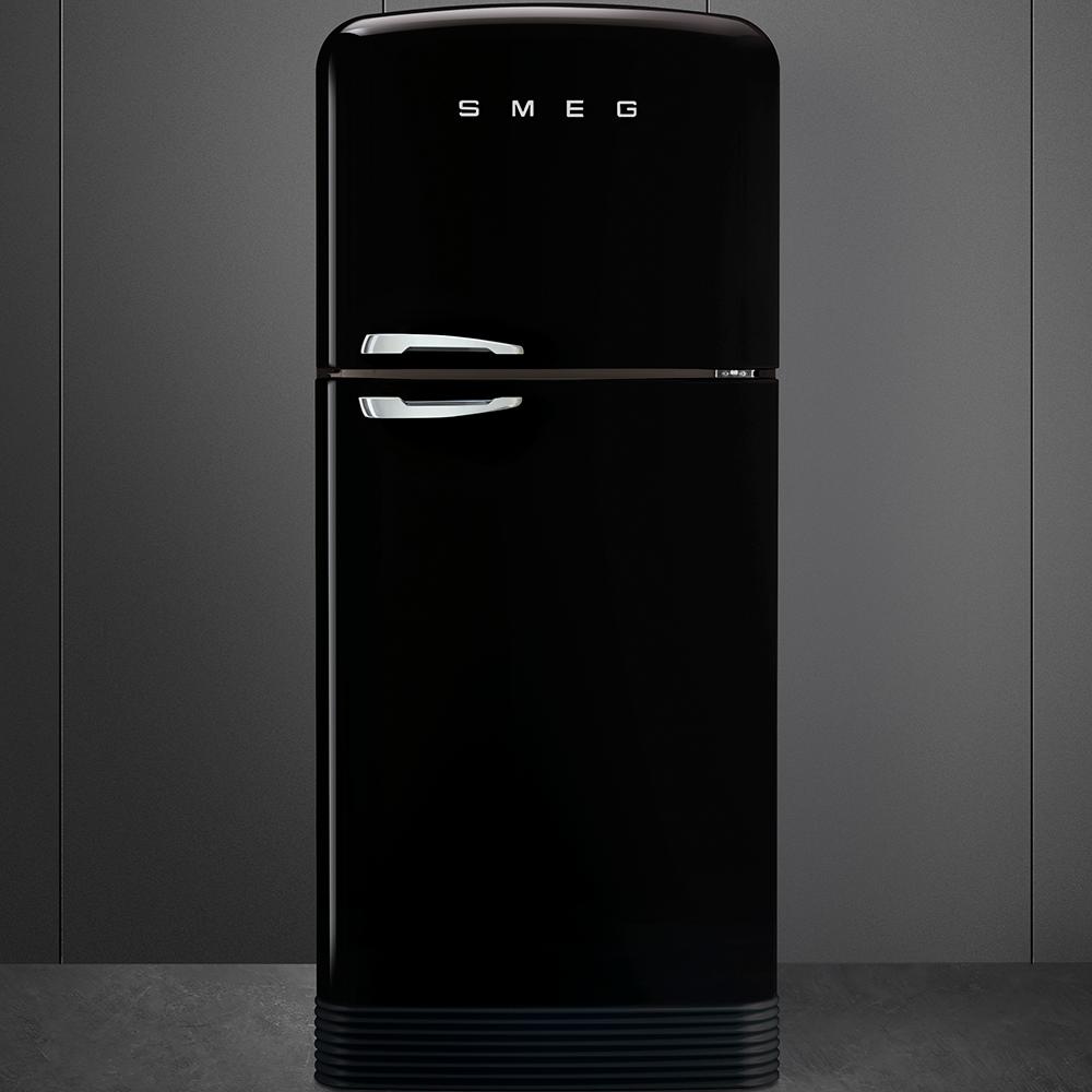 Kombinovaná lednice s mrazákem nahoře 50's Retro Styl, FAB50R, 400 l/124 l, pravostranná, 187x80 cm