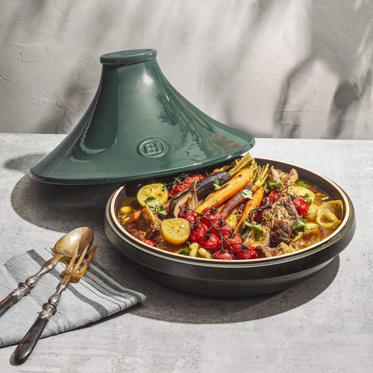 Keramická tajine na indukci Delight, víko bílá, Ø 33 cm