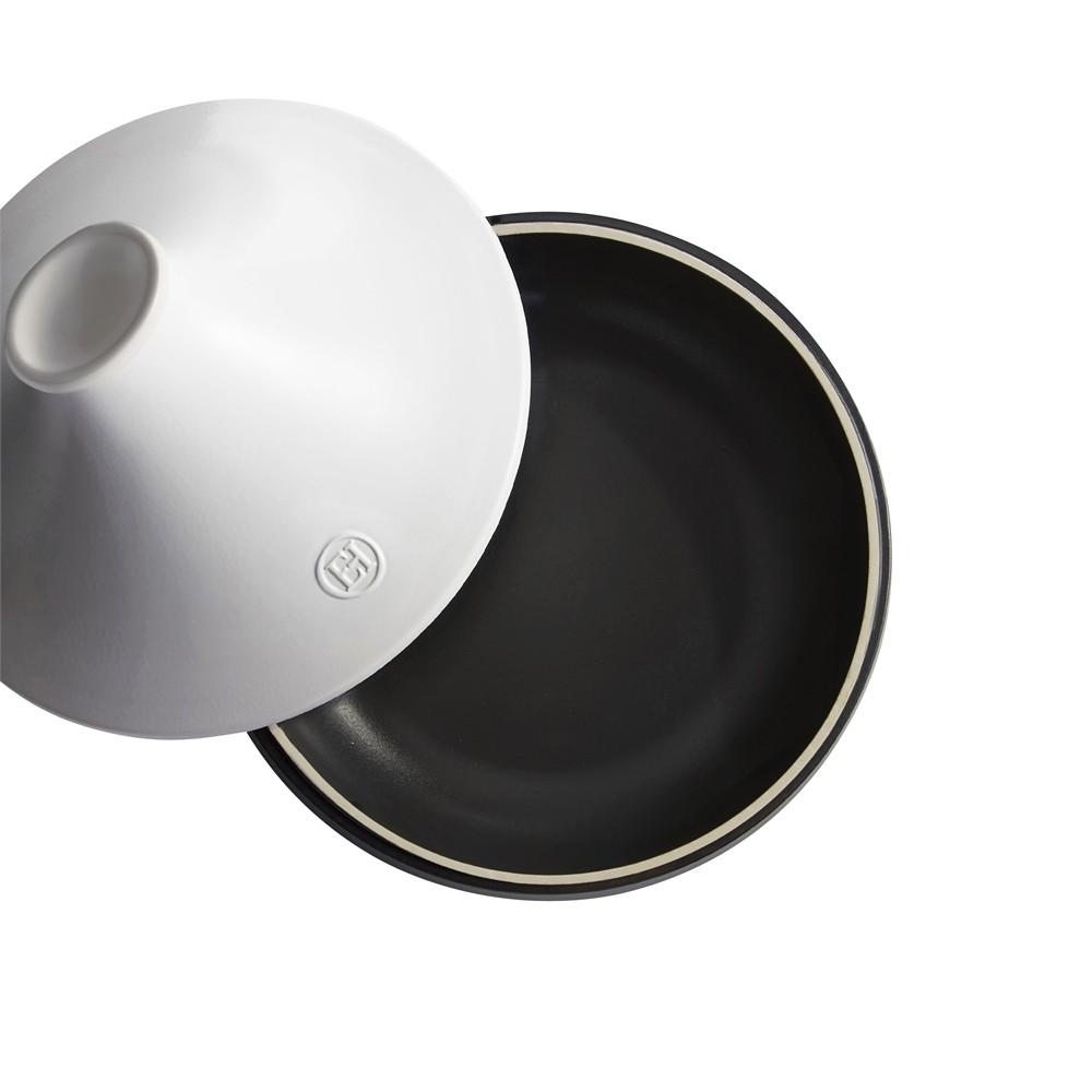 Keramická tajine na indukci Delight, břidlicová s černým víkem, Ø 26 cm 