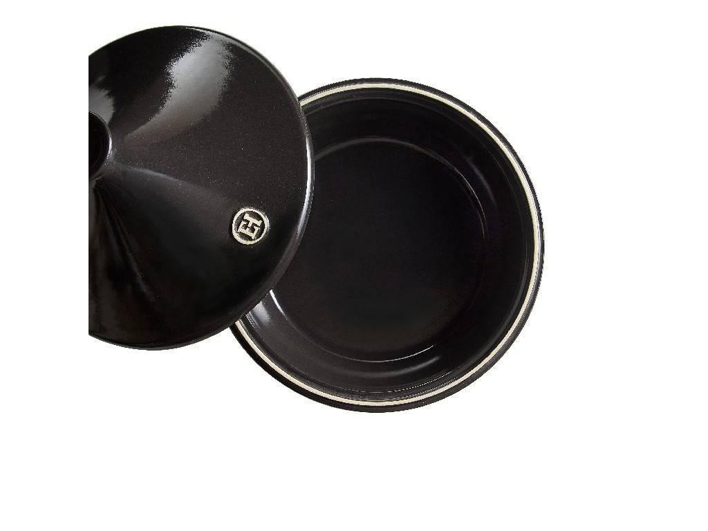 Keramický hrnec tajine Flame, Ø 27 cm, granátová