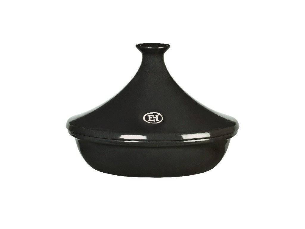 Keramický hrnec tajine Flame, Ø 27 cm, granátová