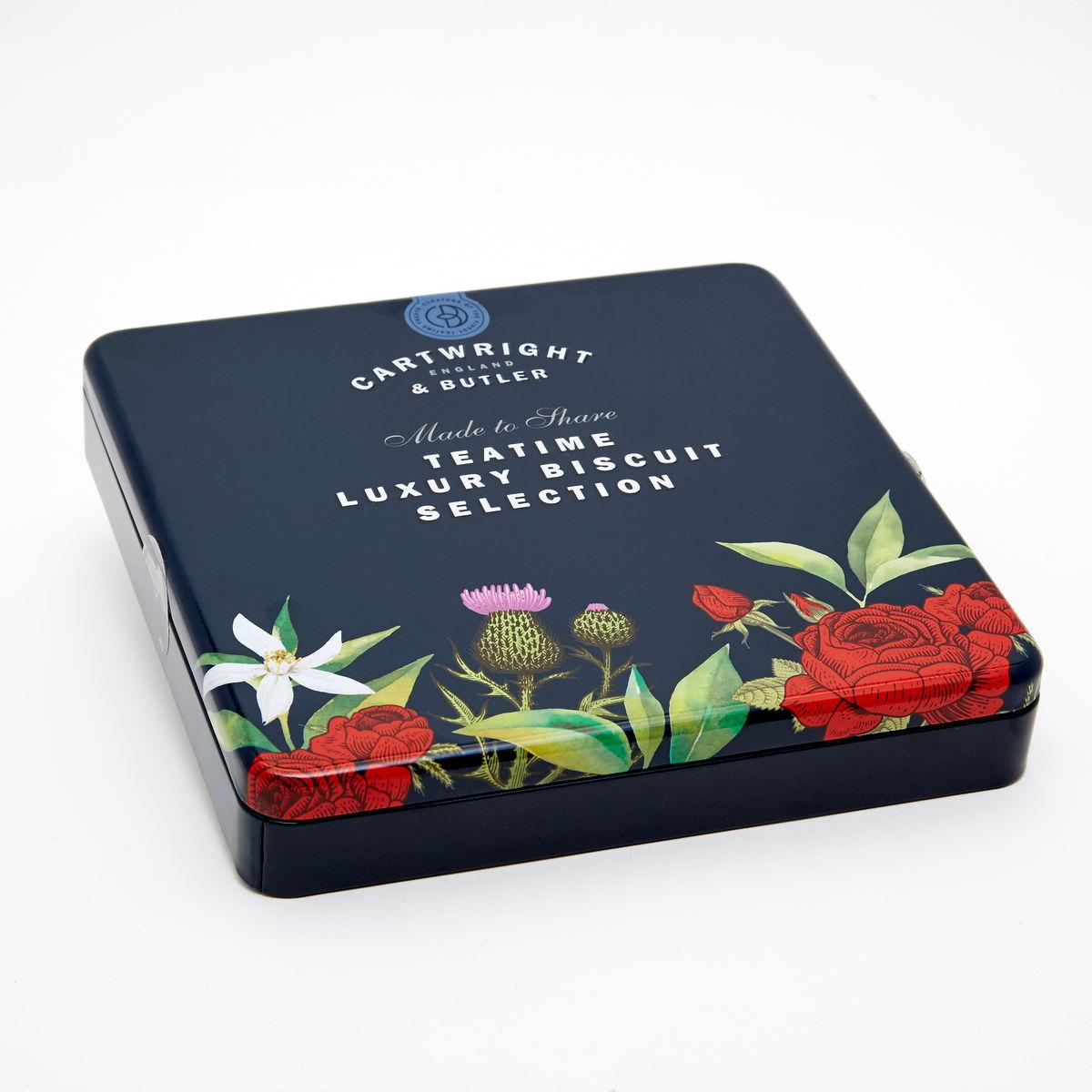 CARTWRIGHT & BUTLER Dárkový set sušenek v kovové dóze 200g