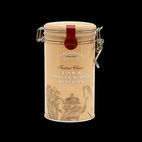 CARTWRIGHT & BUTLER Zázvorové sušenky v kovové dóze 200g