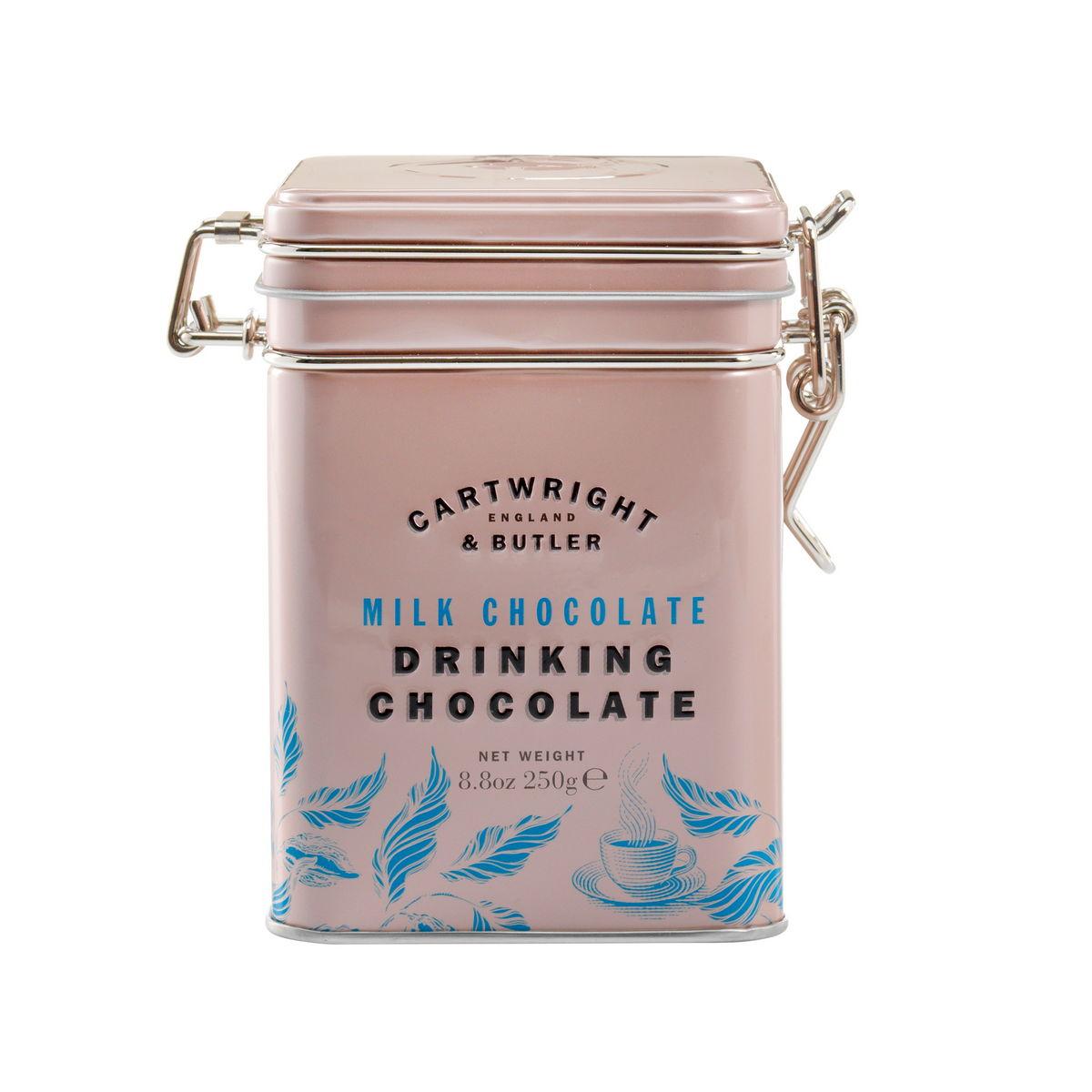 CARTWRIGHT & BUTLER Horká mléčná čokoláda v plechové dóze 250g