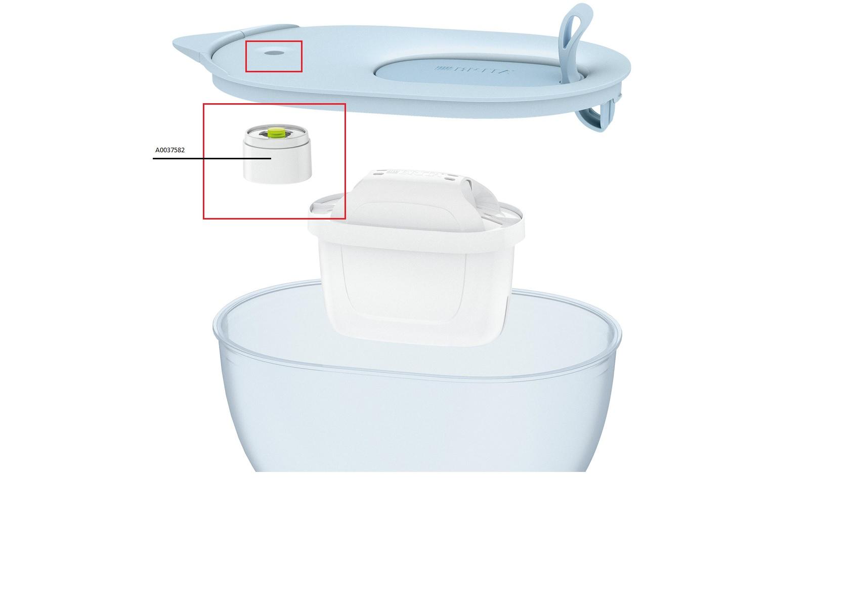 Náhradní LED indikátor data výměny filtru pro konvice Brita Style, Glass jug