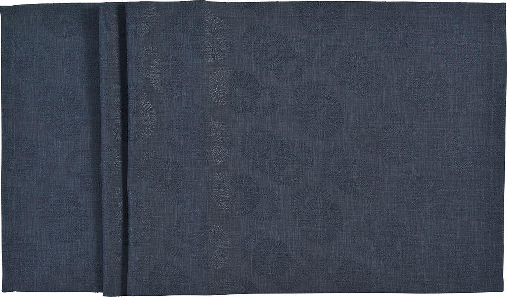 Žakárový ubrus na stůl s úpravou proti skvrnám Aurora, 135 x 170 cm, vintage blue