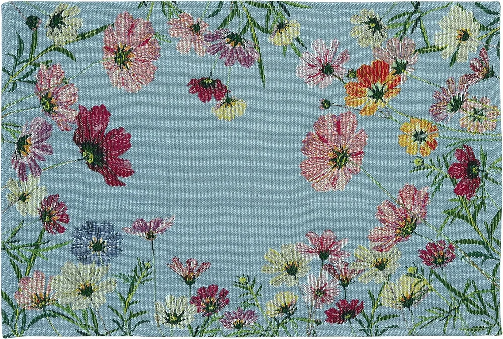 Gobelínové prostírání Cosmea, 32 x 48 cm, blue shadow