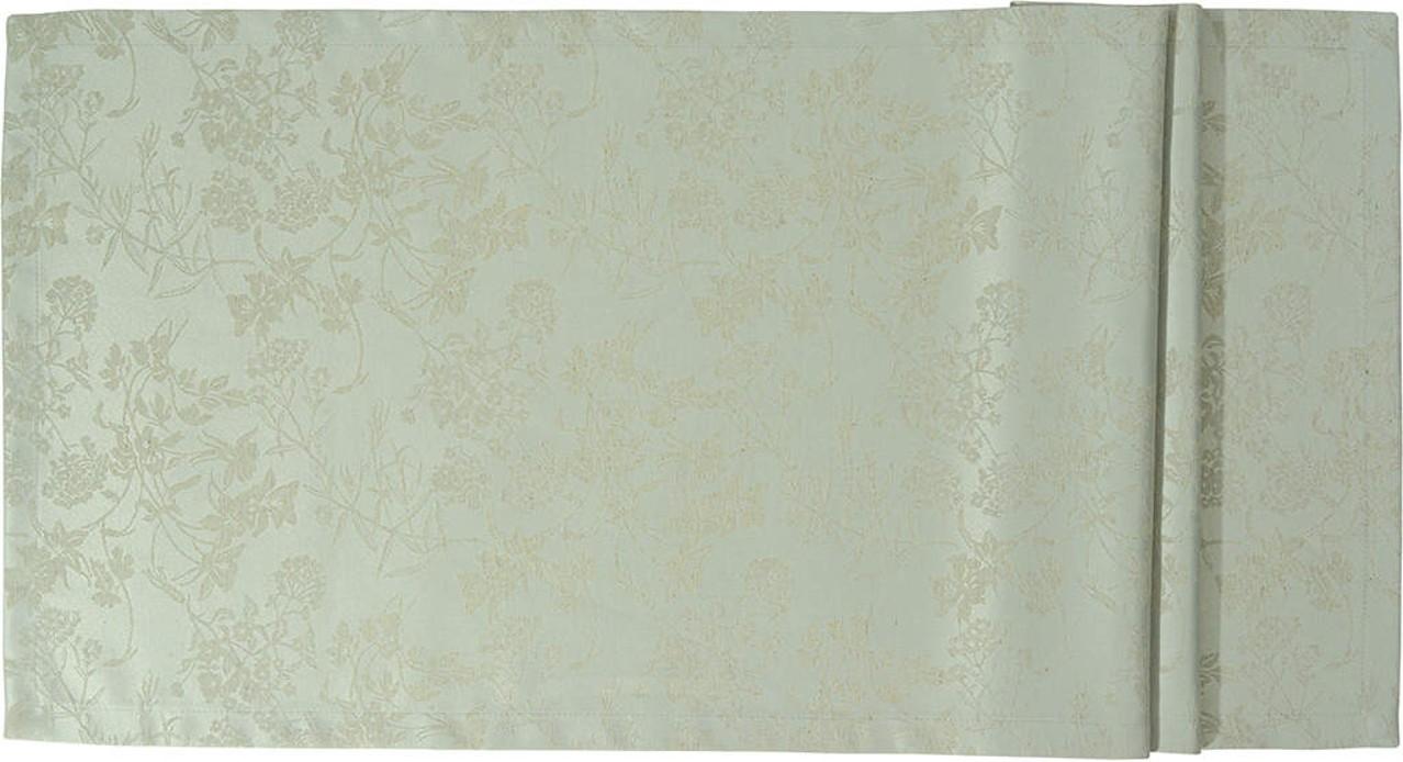 Žakárová prostírka s úpravou proti skvrnám Flores, 35 x 50 cm, stone