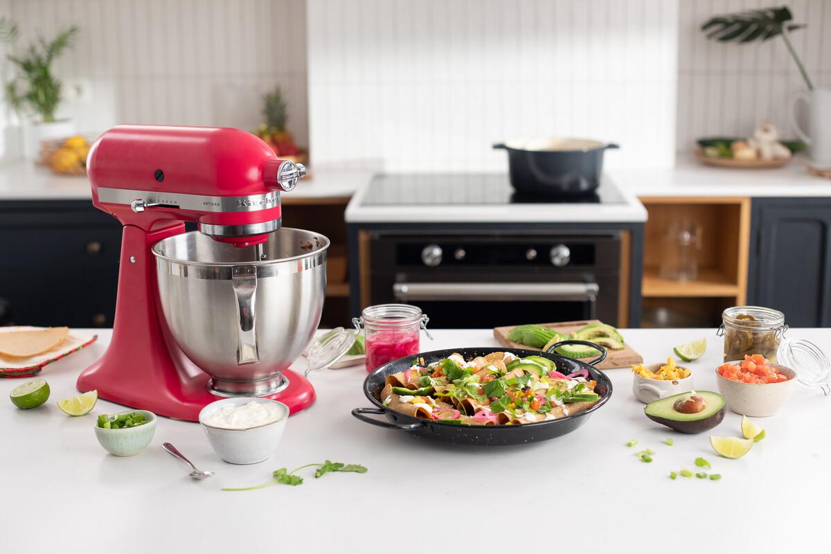 Kuchyňský robot Artisan 5KSM195, ibišková