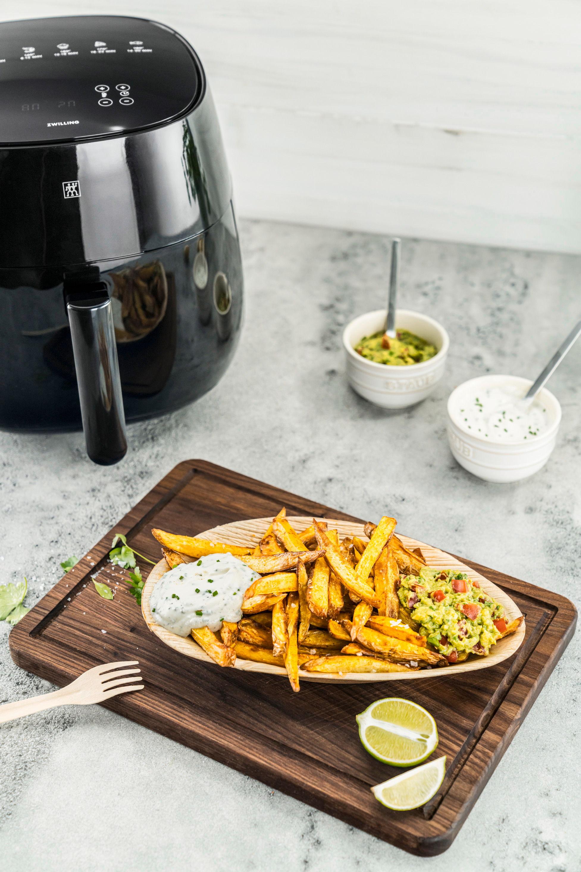 Horkovzdušná fritéza, 4 l, černá