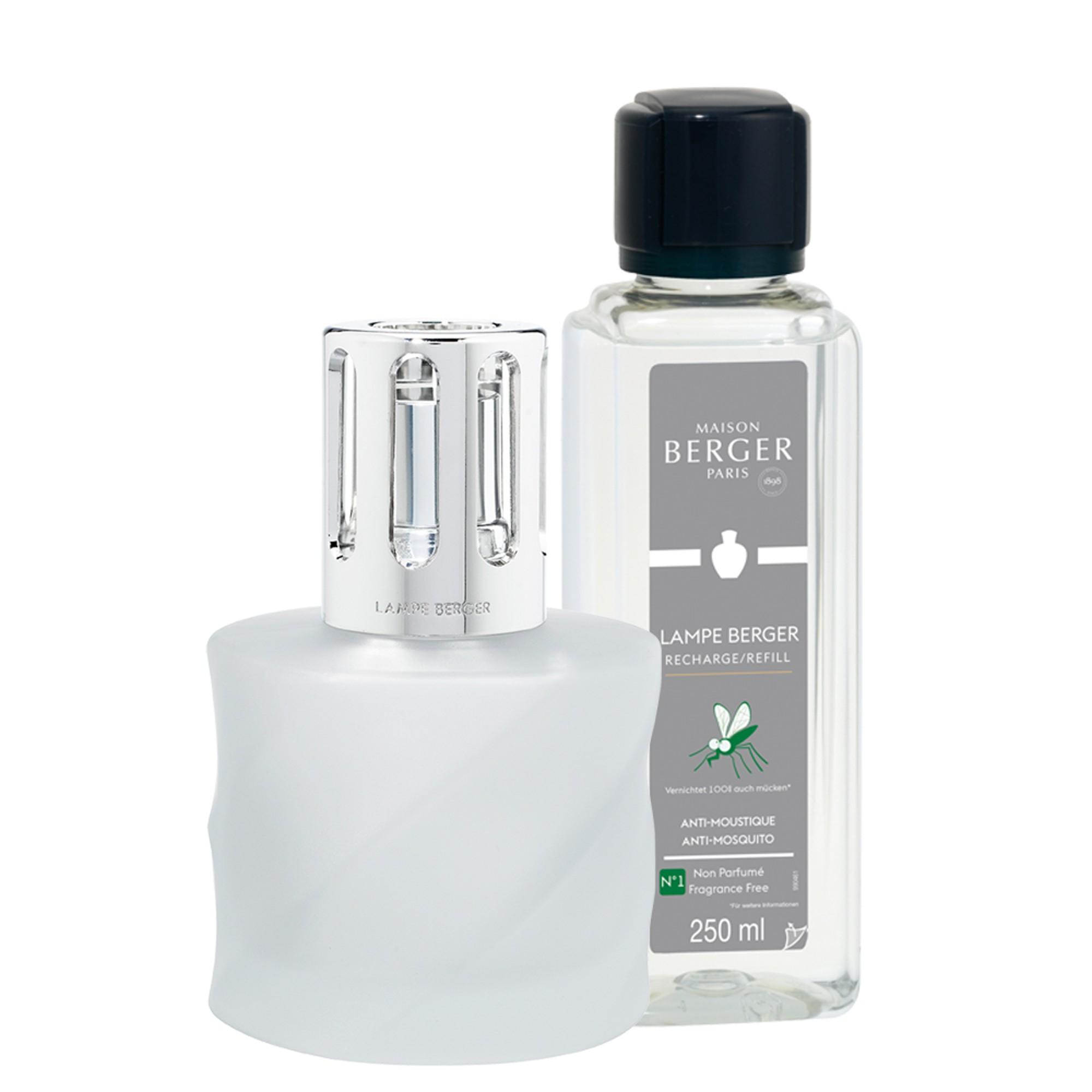 Katalytická lampa Spirale frosted + náplň Náplň proti komárům, 250 ml