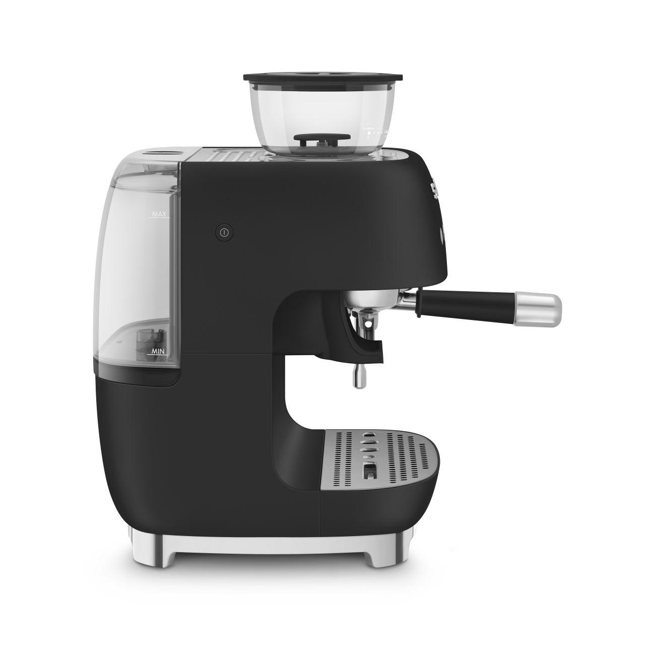 Pákový kávovar s mlýnkem EGF03, 50's Retro Style, krémová 