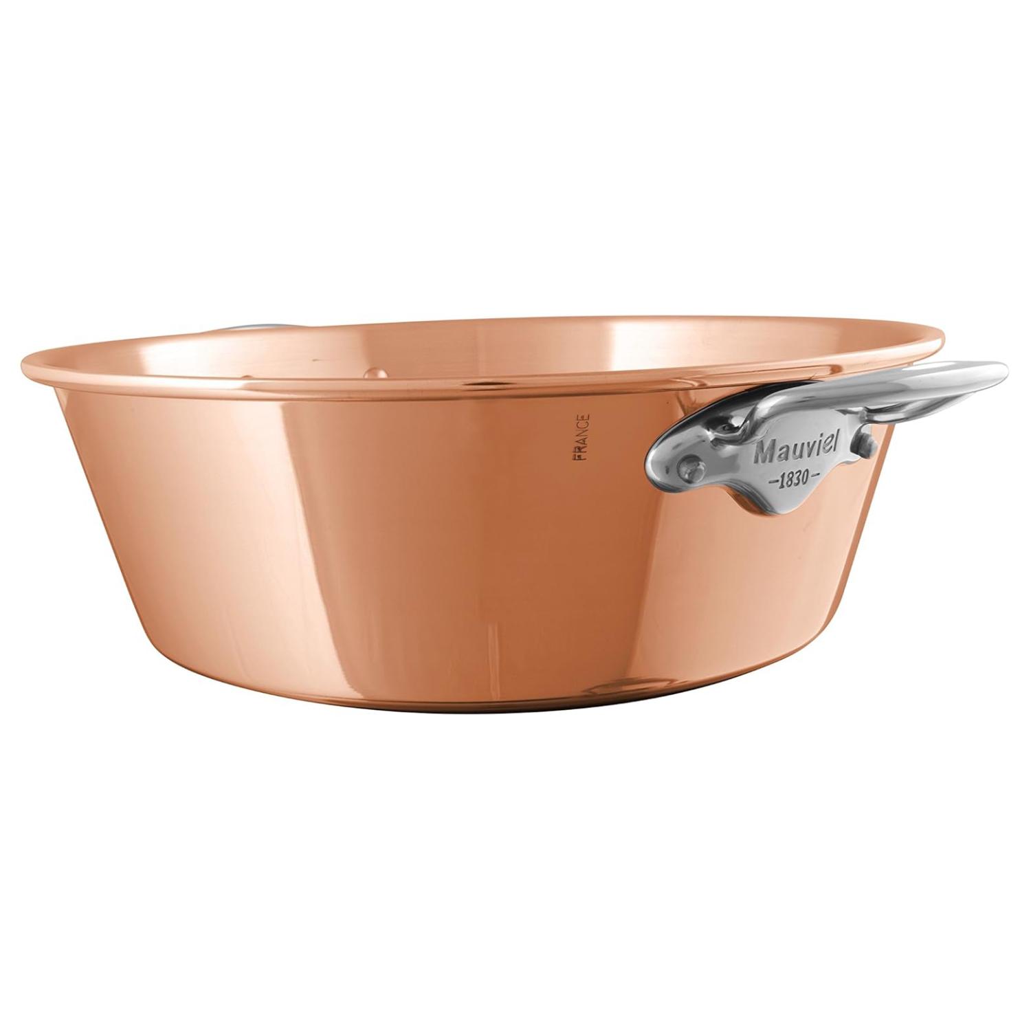 Velký měděný hrnec na vaření džemu, M’Passion, Ø 36 cm / 10,2 l