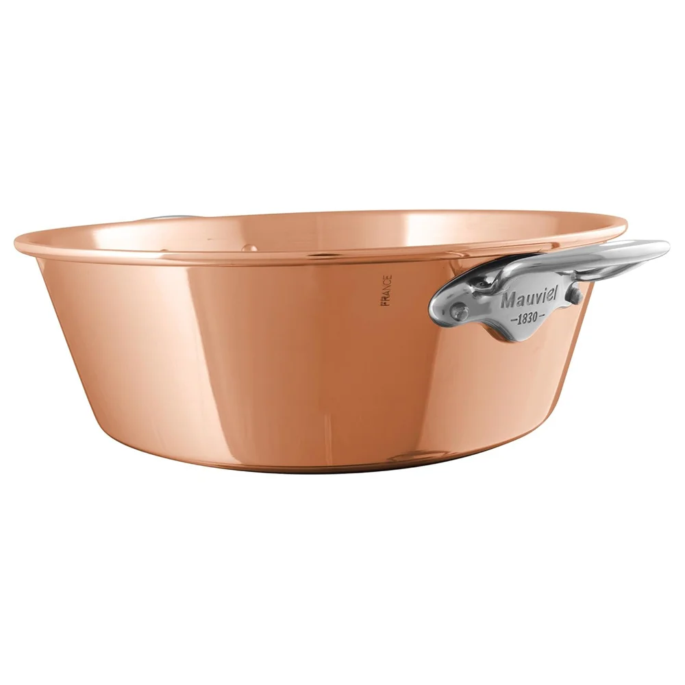 Velký měděný hrnec na vaření džemu, M’Passion, Ø 36 cm / 10,2 l