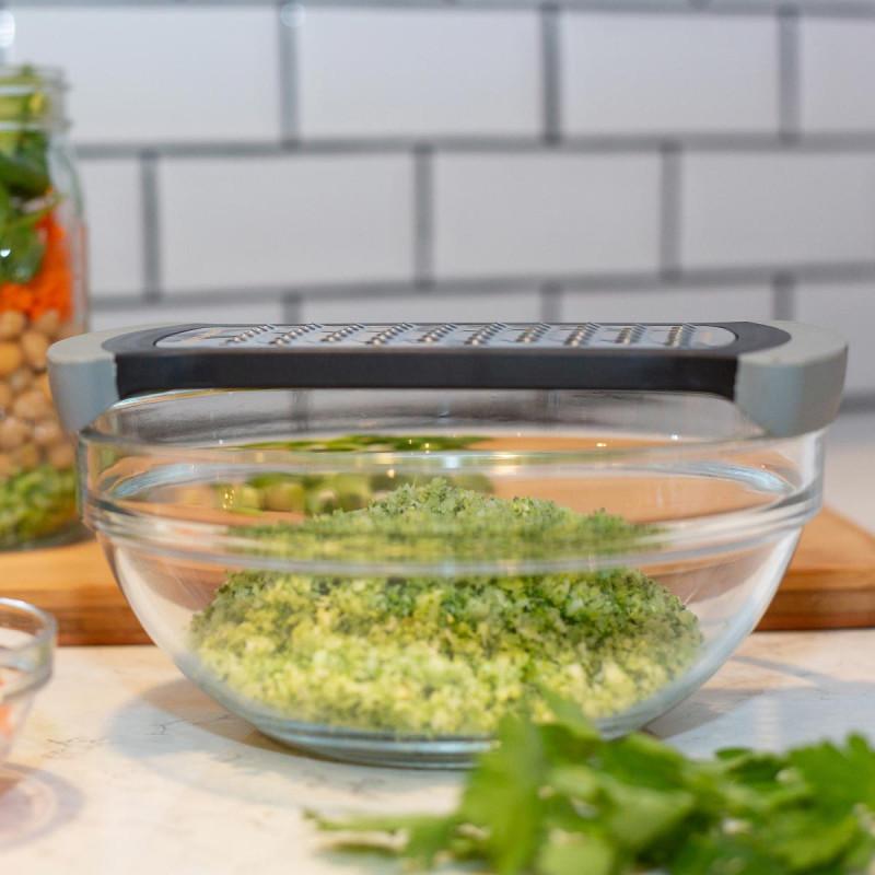 Hrubé struhadlo na mísu, zelená