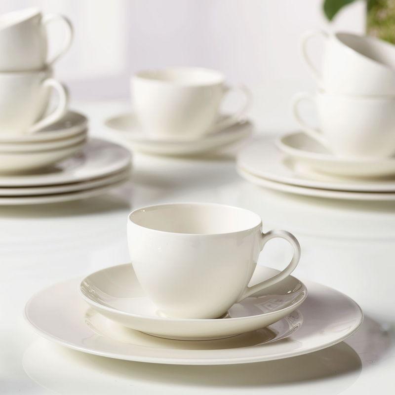 Porcelánový kávový servis Basic White Vivo, 18 ks