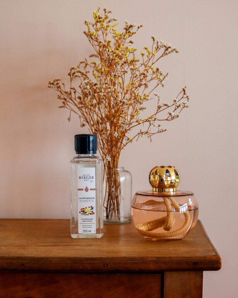 Katalytická lampa Holly + náplň Ambrový prach, 250 ml