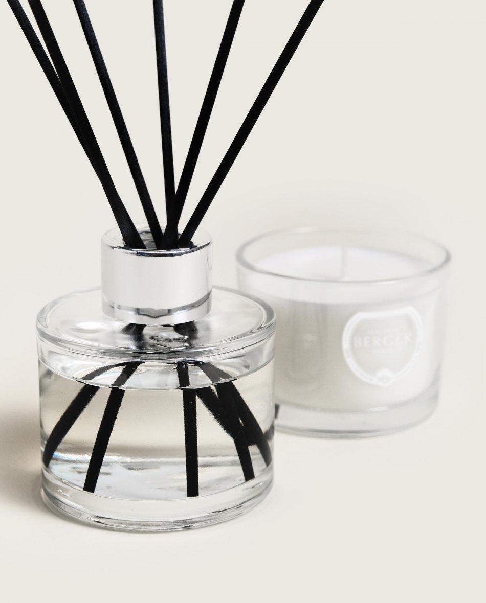 Dárková sada Duo Mini Winter: aroma difuzér s náplní 80 ml + svíčka 80 g, Pod vánočním stromem