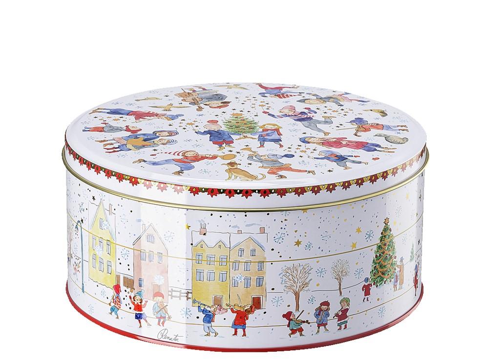 Vánoční sada 3 plechových dóz na cukroví, Christmas Sounds