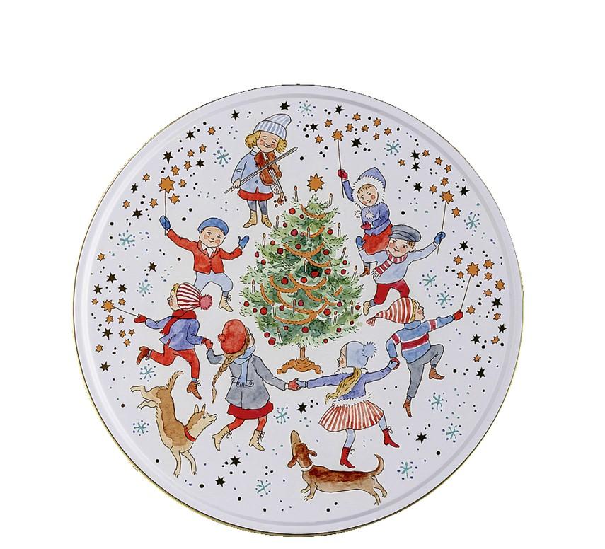 Vánoční sada 3 plechových dóz na cukroví, Christmas Sounds