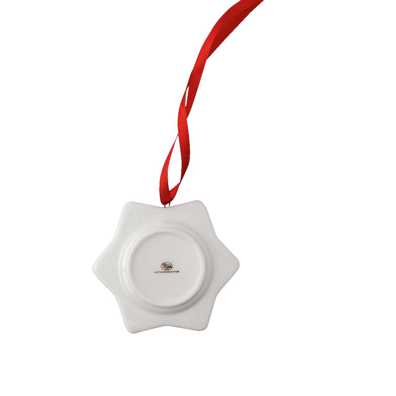 Vánoční set 3 porcelánové mini ozdoby, Christmas Sounds, 6 cm