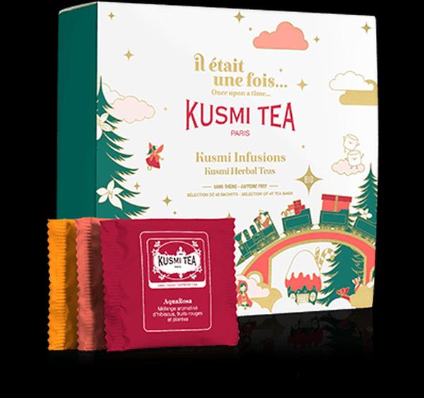 Vánoční dárkový set bylinných čajů, Bio, 45 sáčků