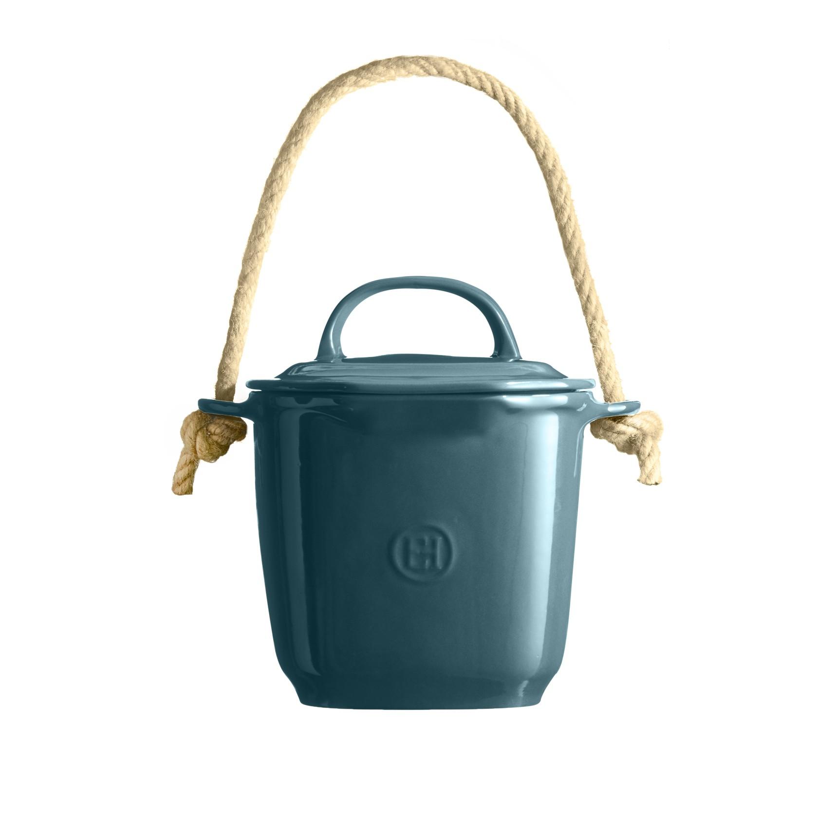 Keramická nádoba na bioodpad, 3,9 l, slonová kost