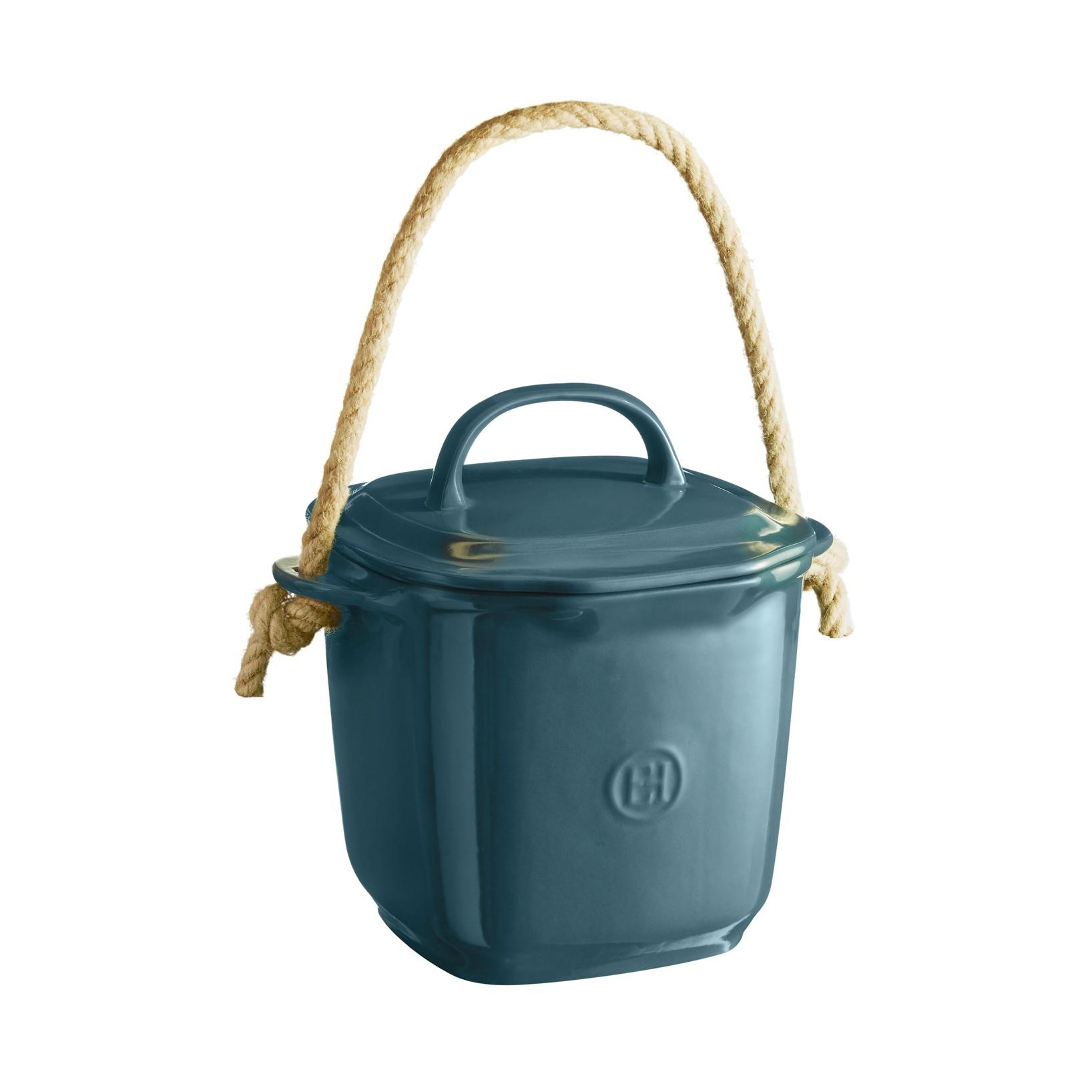 Keramická nádoba na bioodpad, 3,9 l, slonová kost