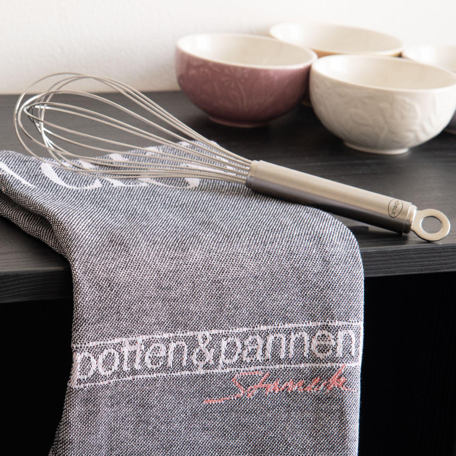 HUMATEX P&P Utěrky bavlněné šedo-červená 2 ks 