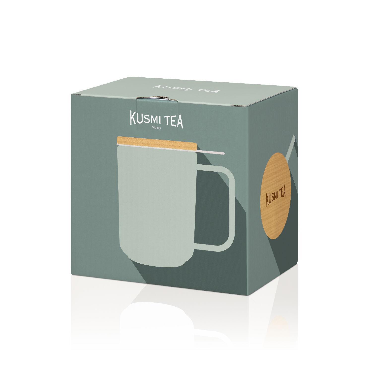 Hrnek na čaj s nerezovým sítkem, 0,48 l, vínová