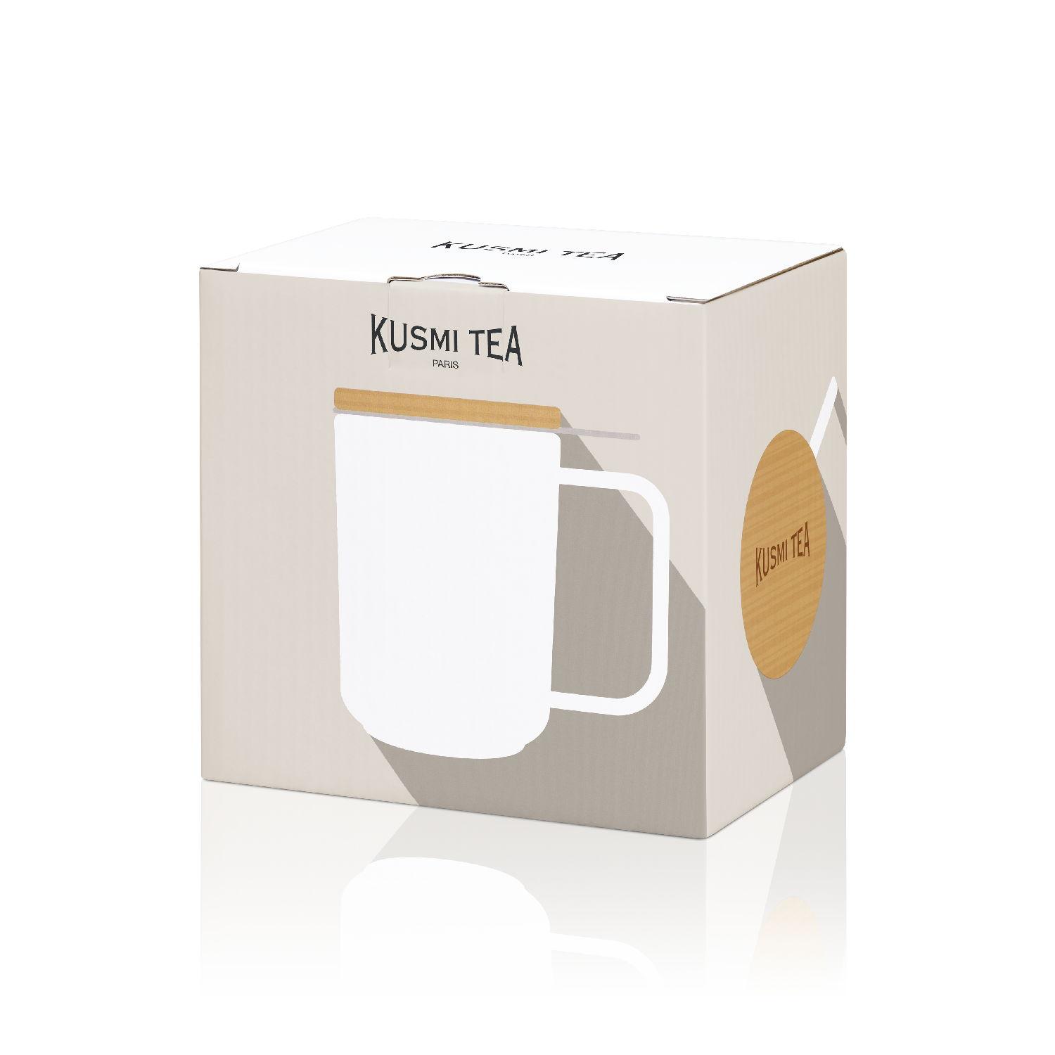 Hrnek na čaj s nerezovým sítkem, 0,48 l, vínová