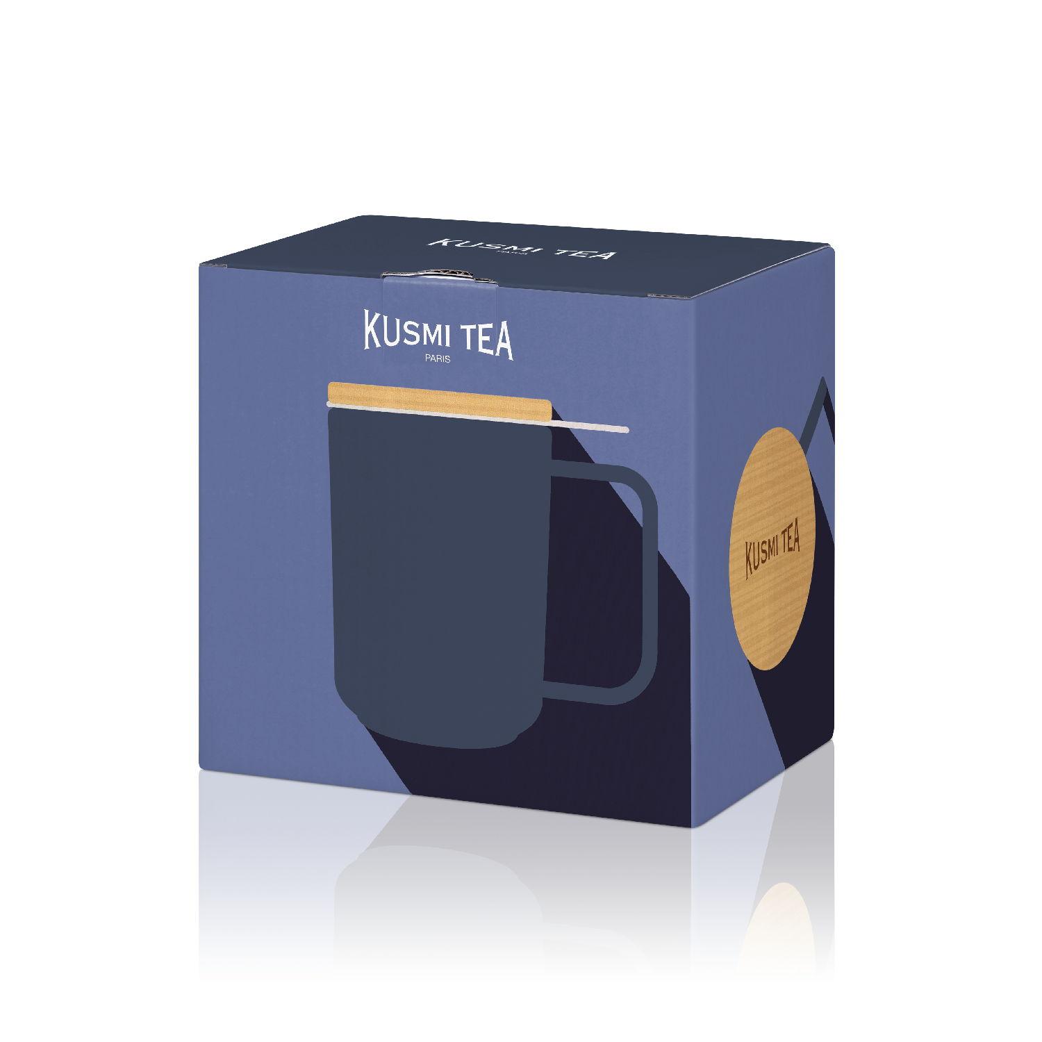 Hrnek na čaj s nerezovým sítkem, 0,48 l, vínová