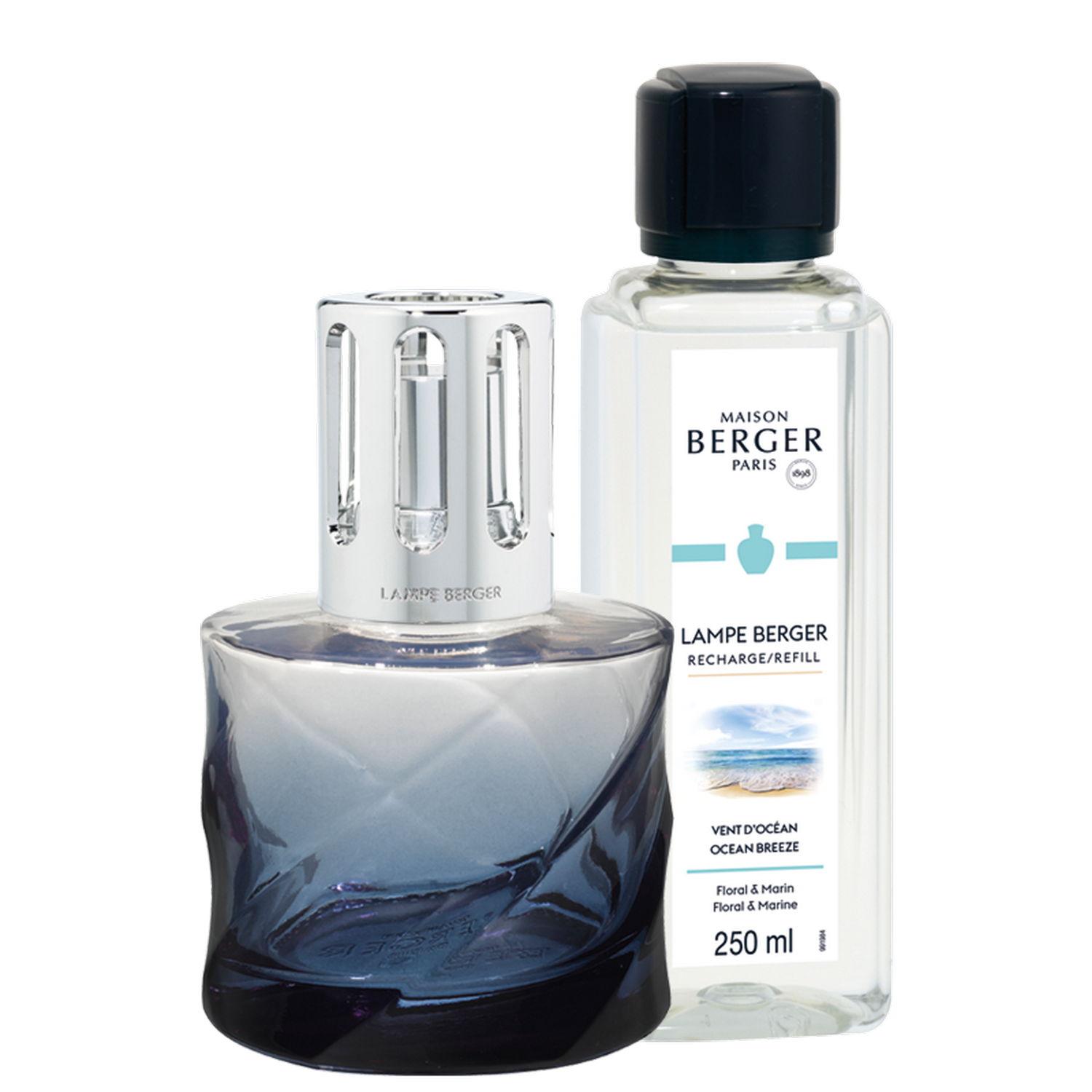 Katalytická lampa Spirale modrá + náplň Vůně oceánu, 250 ml