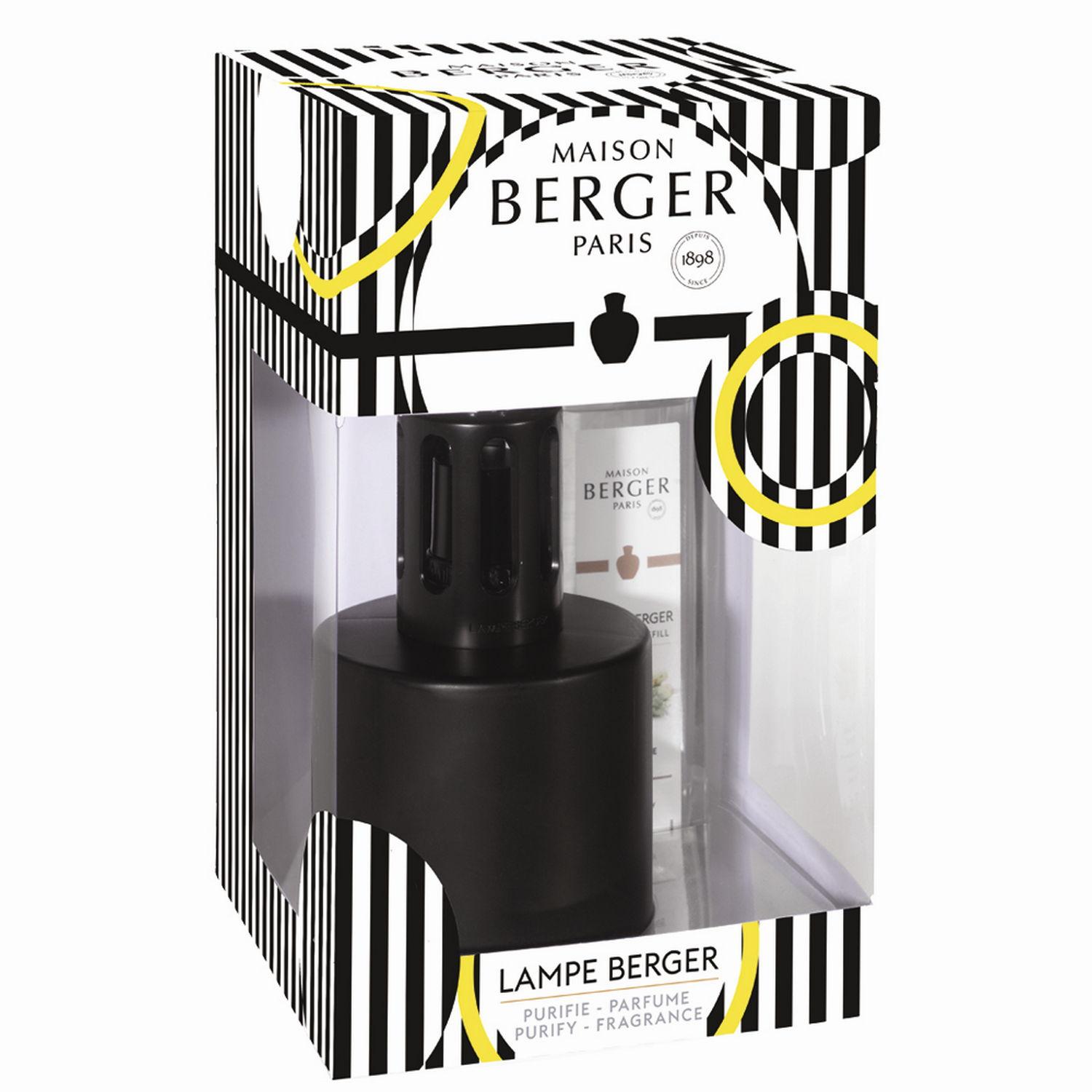 Katalytická lampa Illusion, černá + náplň Divočina, 250 ml