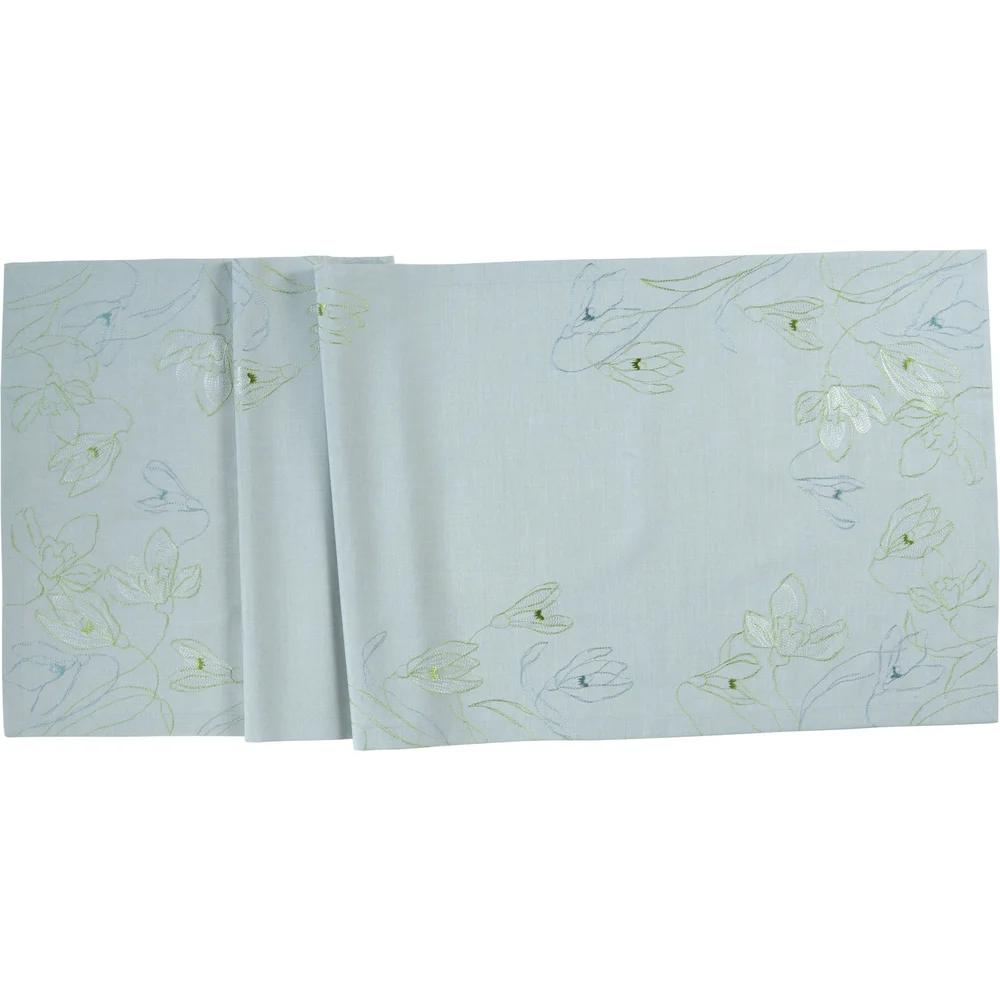 Běhoun na stůl Galatea, 50 x 150 cm, arctic grey